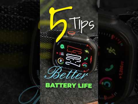 5 Ways to BOOST Apple Watch Battery Life