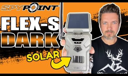 Spypoint FLEX-S Dark Cellular Trail Cam: ☀️Solar Panel🔋, No Glow Shots and 40 Megapixel Photos
