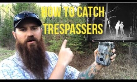 Using trail cameras to catch criminals.